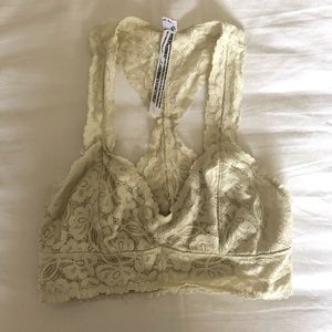 Free People Cream Bralette